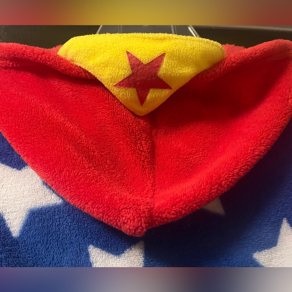 Wonder Woman Girls Fleece Robe Costume DC Comics WW WonderWoman SuperHero Youth - Picture 6 of 11